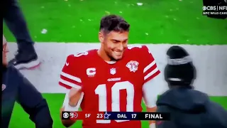 Controversial Ending to the 49ers vs Cowboys Wild Card Game