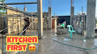 HOUSE BUILDING IN THE PHILIPPINES - EPISODE 31: KITCHEN WALL