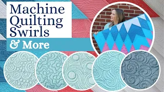 Machine Quilting Swirl Designs : Fillers Free-motion Challenge Quilting Along w/ Angela Walters