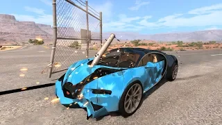 Satisfying Car Crashes Compilation #4 Beamng Drive (Car Shredding Experiment)