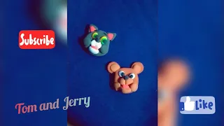 polymer clay Tom and Jerry face 😍😍😍