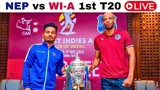 🔴LIVE: Nepal vs West Indies A live | NEP vs WI-A live match today | NEP vs WI live | NEP vs WIA live