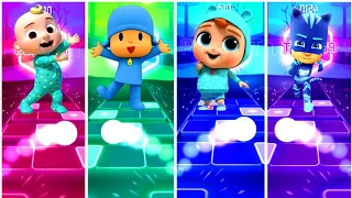 Cocomelon Friends 🆚 Pocoyo 🆚 Little Angel 🆚 Pj Masks,🎶 Who Will Win ? ♥️♥️