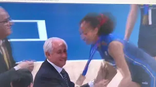 La premiazione delle azzurre