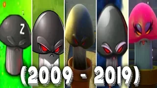 Evolution of Doom-shroom | PVZ GW 2, PvZGW 1, PVZ, PvZ Heroes, PvZ All Stars (2009 - 2019)