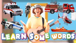 Emergency Vehicles - Learn Some Words Episode 5 - Kids Show With Matt