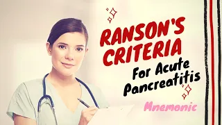 Ransons Criteria in Acute Pancreatitis Mnemonic | At admission and at 48 hrs