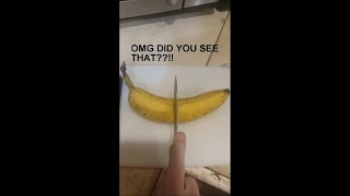 EXPERIMENT Freezing -1000 degree KNIFE VS BANANA