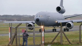 2 USAF KC-10 + 1 USAF KC-135 - Prestwick Airport 18-DEC-2016