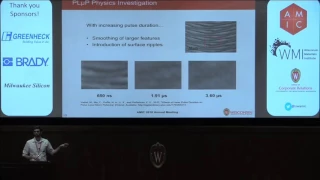 Manufacturing Process R&D at UW-Madison by Dr. Justin Morrow, Laser Polishing