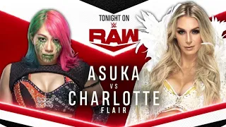 Asuka Vs Charlotte Flair - WWE Raw 19/04/2021 (En Español)