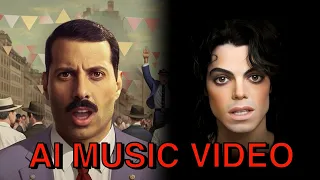 Freddie Mercury ft. Michael Jackson - Yesterday (AI Music Video)