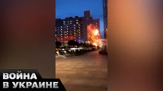 💥В Москве беспилотники атаковали бизнес-центр Москва-сити