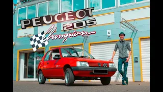 La Peugeot 205 Champion, une histoire exceptionnelle !! (inspirée d'une voiture allemande)