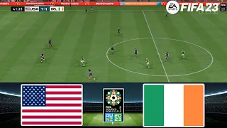 FIFA 23 - USA vs Ireland 03/6/2024 - FIFA Women's World Cup 2023 - Gameplay PS5