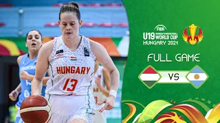 Hungary v Argentina | Full Game - FIBA U19 Women's Basketball World Cup 2021