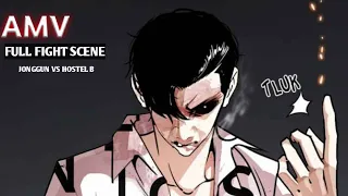 Webtoon Lookism [AMV] Jonggun vs Hostel . B  Epic scene