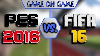 FIFA 16 vs PES 2016: Game On Game Comparison (PS4)