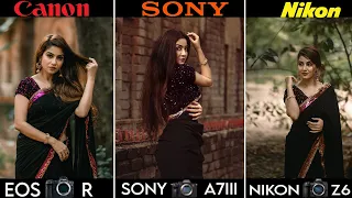 Canon EOS R vs Sony a7 III vs Nikon Z6