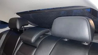 Infiniti Rear Sunshade STUCK? How to Lower it by Yourself with No Help