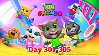 My Talking Tom Friends Day 301 to Day 305 Complete Gameplay (Android, iOS)