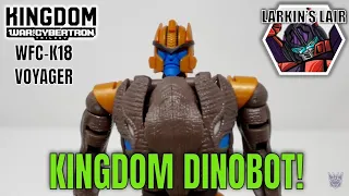 Transformers Kingdom Voyager Dinobot Review WFC-K18 (Retail Release), Larkin's Lair