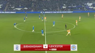 Birmingham City 2-3 Leicester City Full Match HD | Sky Bet Championship 2023-2024 | Week 22