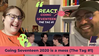 REACTING TO "GOING SEVENTEEN 2020 IS ALREADY A MESS - THE TAG #1" - HALLOWEEN WITH SEVENTEEN (세븐틴)