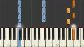 Starset - My Demons Synthesia Tutorial [Piano] (Easy)