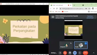 Cara Presentasi PPT di Google Meet dan Cara Menampilan Dua Layar di Monitor Laptop