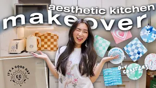 ✨diy aesthetic kitchen makeover ✨