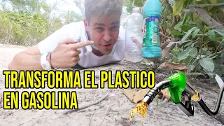 Puse a prueba este invento que transforma el plastico en gasolina