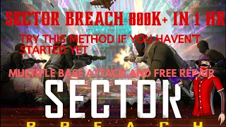 WAR COMMANDER : SECTOR BREACH | 800k+ XP in 1 hr | Multiple Base Attack| Free Repair