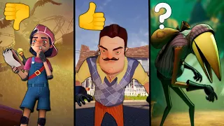 RANKING the HELLO NEIGHBOR GAMES *400 Sub Special!*