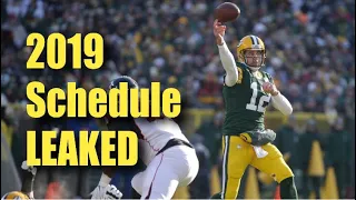 Packers’ 2019 Schedule LEAKED!!