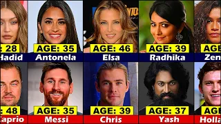 AGE Comparison: Famous Celebrities And Their Wives/Girlfriends