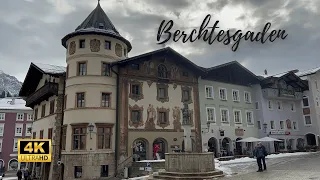 Berchtesgaden, Germany - Old Town Walk - Alpine Paradise - 4K 60fps