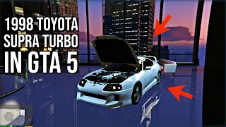 GTA 5 1998 Toyota Supra 2020 | How to install the 1998 Toyota Supra Turbo Mod in GTA 5 | PC MOD