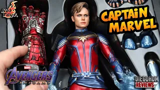 Hot Toys CAPTAIN MARVEL Avengers Endgame Unboxing e Review BR / DiegoHDM