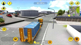 Low Loader Truck Transport Container - Construction Simulator 2014 - game wala