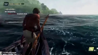 Assassin's Creed IV  Black Flag   Humpback Whale Harpooning AC4 Gameplay720p