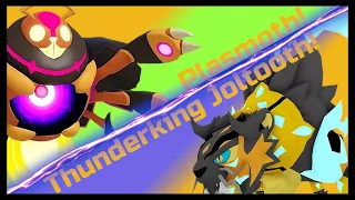 Plasmoth and Thunderking Joltooth make AN INSANE Thunderstorm Combo! - Loomian Legacy Doubles PvP