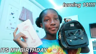 MY 13th BIRTHDAY VLOG | GRWM FOR MY BIRTHDAY PARTY | BIRTHDAY VLOG🥳🎂🎉