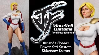 Amanda Conner Power Girl Custom Sideshow Statue