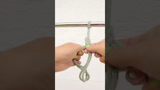 macrame vertical braid DIY #macrame #diy #knot