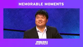 Jeopardy! Moments: Arthur Chu | JEOPARDY!