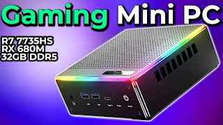 An RGB Gaming Mini PC | RDNA2 Gaming Mini PC | Trycoo HA-4 R7 7735HS 32GB DDR5 RAM