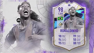 FIFA 23: 98 COVER STAR ICON RONALDINHO REVIEW - BEST CARD ON THE GAME - FIFA 23 ULTIMATE TEAM
