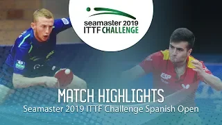 Antonino Amato vs Joan Masip | 2019 ITTF Challenge Spanish Open Highlights (Group)