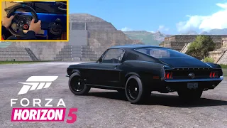 Forza Horizon 5 - Ford Mustang FastBack Gameplay 4K (Logitech G29 + Shifter)